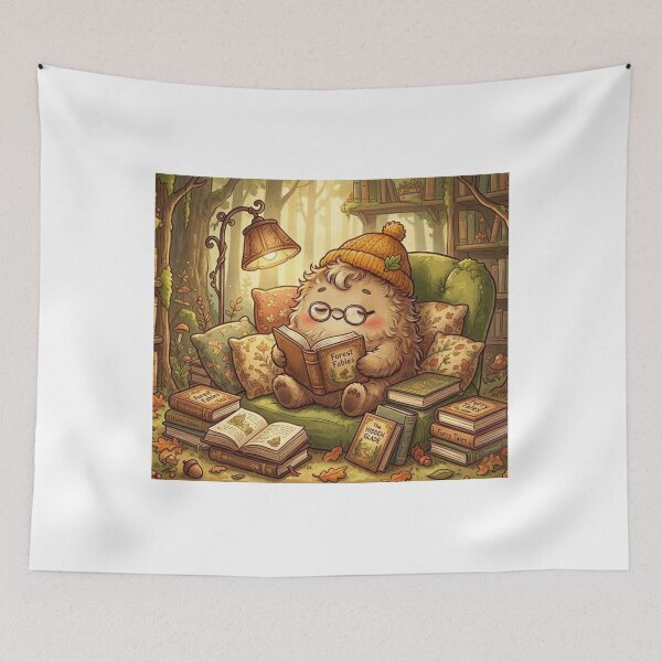 Item preview, Cottagecore Bookworm Potato – Cozy Library Aesthetic Kawaii Spud designed and sold by Wear Sculpt.