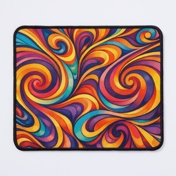 Item preview, Retro Psychedelic Swirls – Vibrant Abstract Groovy Art designed and sold by Far Out Goods.
