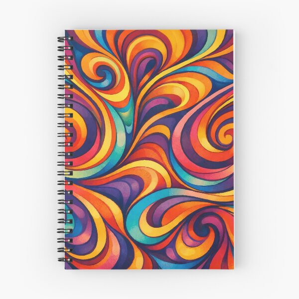 Item preview, Retro Psychedelic Swirls – Vibrant Abstract Groovy Art designed and sold by Far Out Goods.