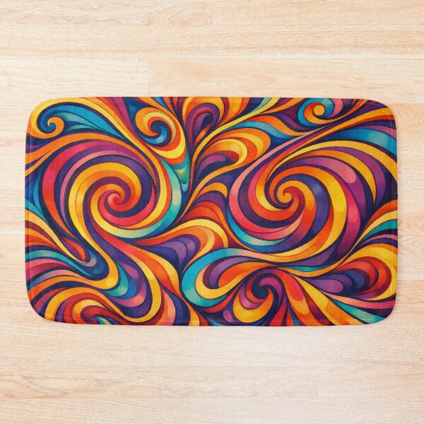 Item preview, Retro Psychedelic Swirls – Vibrant Abstract Groovy Art designed and sold by Far Out Goods.