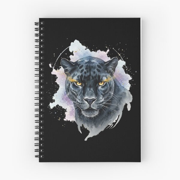 Item preview, Mystic Shadow Panther – Golden Eyes Watercolor Spirit Art designed and sold by MoonSoul Studio.