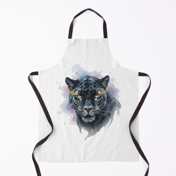 Item preview, Mystic Shadow Panther – Golden Eyes Watercolor Spirit Art designed and sold by MoonSoul Studio.