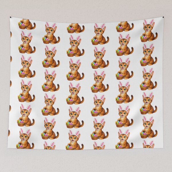 Item preview, Easter Abyssinian Cat designed and sold by Sillytoe.