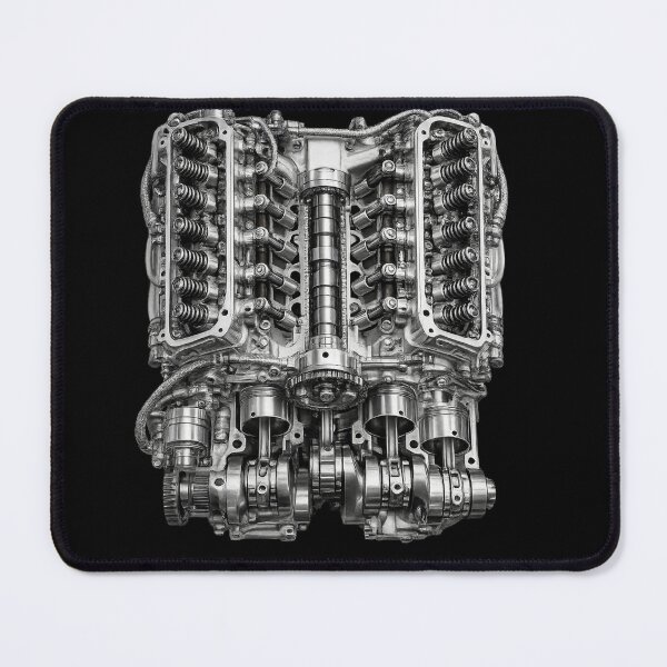 Item preview, Mechanical Heart: Chrome V8 Engine Detail designed and sold by Shirtaholism.