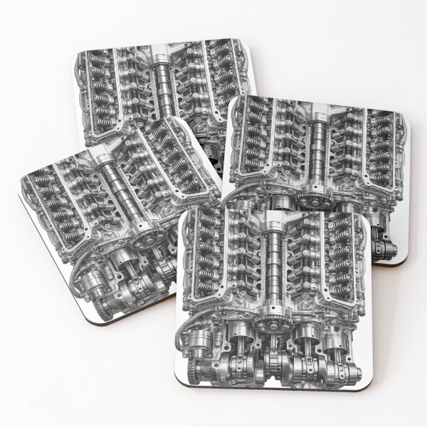 Item preview, Mechanical Heart: Chrome V8 Engine Detail designed and sold by Shirtaholism.
