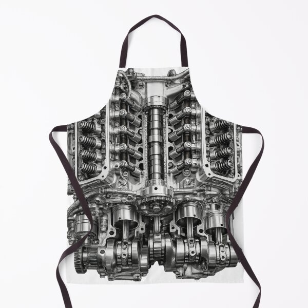 Item preview, Mechanical Heart: Chrome V8 Engine Detail designed and sold by Shirtaholism.