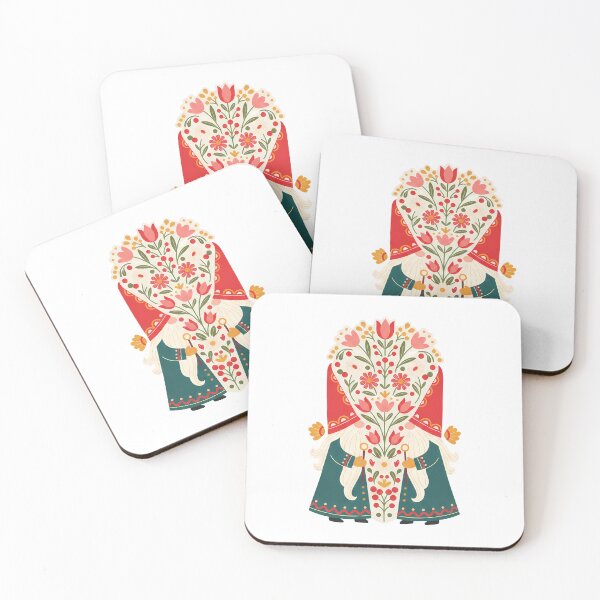 Item preview, Scandinavian Folk Art Gnomes by heidiannemorris © designed and sold by FOLK ART FUSION by heidiannemorris.