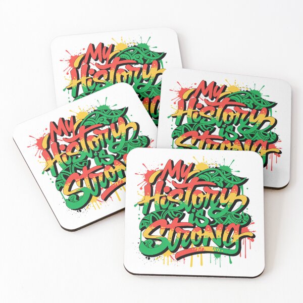 Item preview, My History is Strong African Pattern Graffiti Art designed and sold by pixelspaperslab.