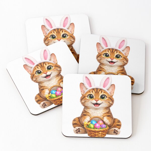 Item preview, Easter American Bobtail Cat designed and sold by Sillytoe.