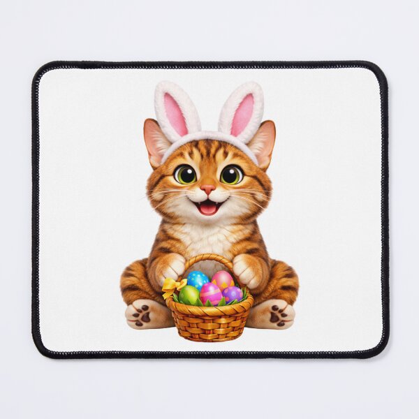 Item preview, Easter American Bobtail Cat designed and sold by Sillytoe.