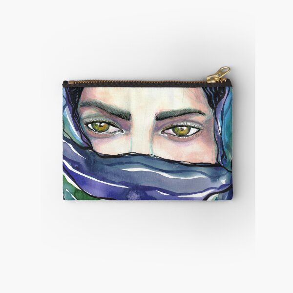 Item preview, Veiled Mystery - Mixed Media Watercolor Portrait designed and sold by Kerravan.
