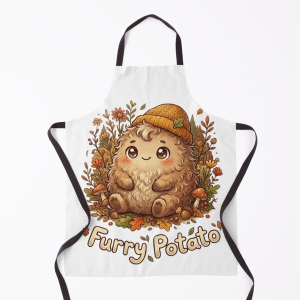Item preview, Cottagecore Furry Potato – Cute Aesthetic Kawaii Spud designed and sold by Wear Sculpt.
