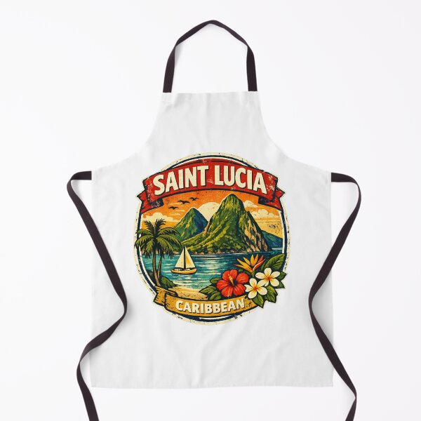 Item preview, Estilo retro caribeño de Santa Lucía designed and sold by scicilysimonee.