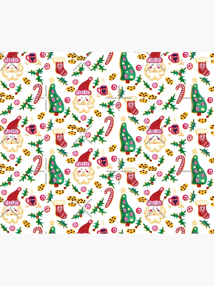 Thumbnail 3 of 3, Sticker, Santa's Cookies designed and sold by tinaschofield.