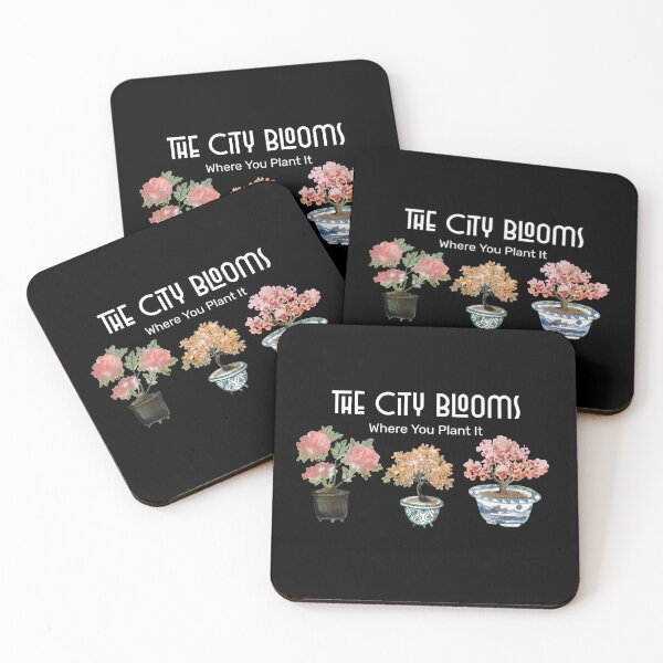 Item preview, City Blooms Where You Plant It (C) Urban Gardening designed and sold by Sachie's Studio.