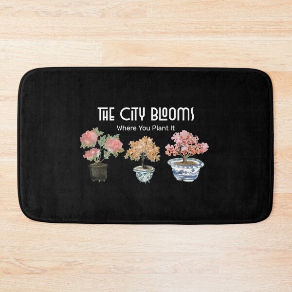Item preview, City Blooms Where You Plant It (C) Urban Gardening designed and sold by Sachie's Studio.
