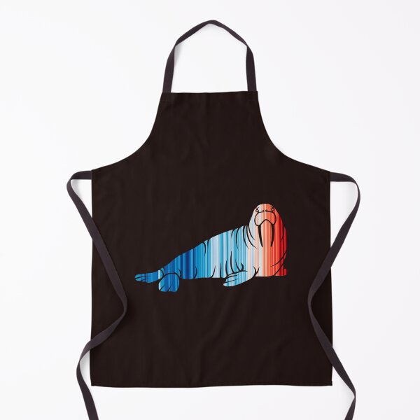 Item preview, Climate Change Stripes - Walrus outline designed and sold by Frank J. Art.