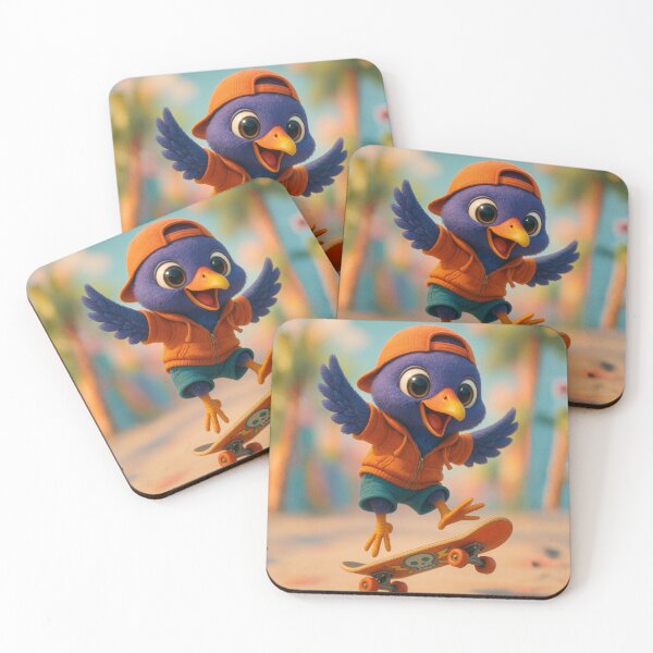 Item preview, Skater Purple Gallinule designed and sold by Sillytoe.