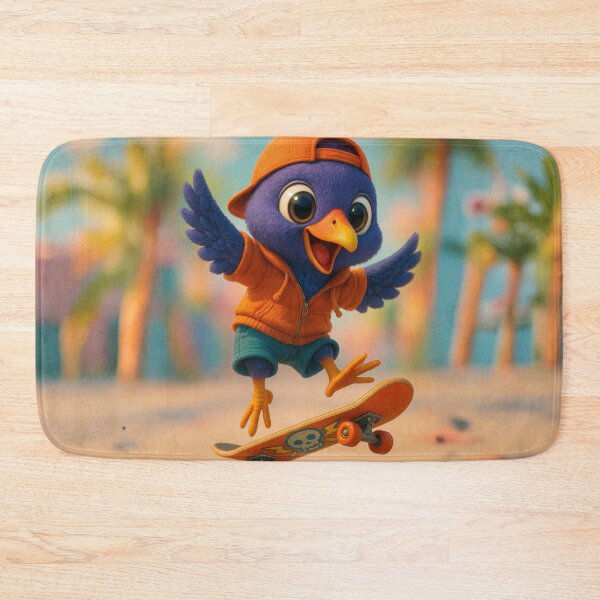 Item preview, Skater Purple Gallinule designed and sold by Sillytoe.