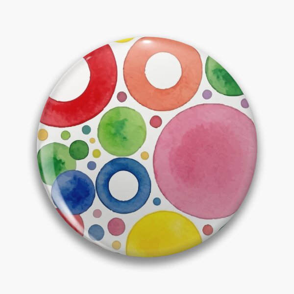 Item preview, Cheerful Watercolor Circles and Rings - Modern Geometric Pattern designed and sold by Far Out Goods.