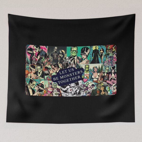 Item preview, Let us be monsters together; designed and sold by Killa Kays Retro Rewind.