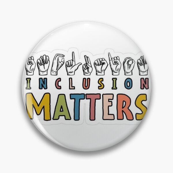 Item preview, Inclusion matters ASL sticker designed and sold by sydneyroseshop.