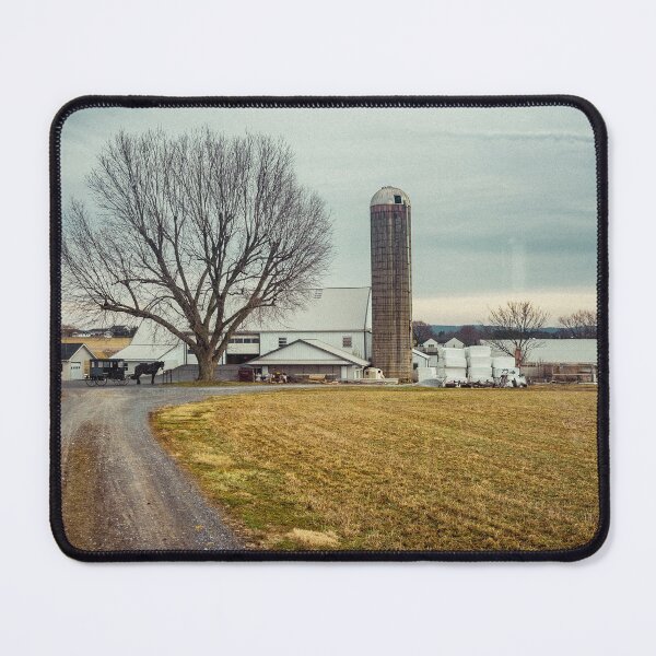 Item preview, Traditional Amish Farm with Silos designed and sold by ADAG-ART.