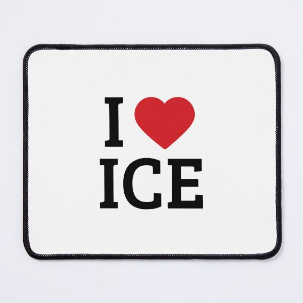 Item preview, I Love ICE T-Shirt | Proud to Support ICE Border Patrol Immigration Back the Blue Tee Conservative Gift designed and sold by Patriotic Mama.