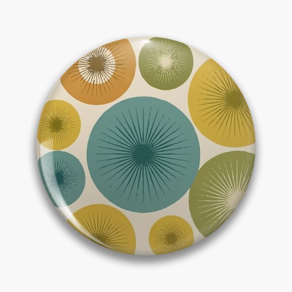 Item preview, Mid-Century Modern Sunburst Retro Geometric Pattern designed and sold by Far Out Goods.