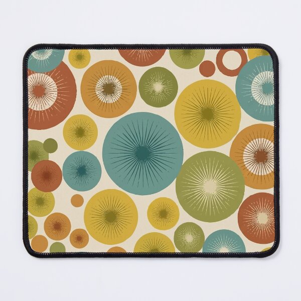Item preview, Mid-Century Modern Sunburst Retro Geometric Pattern designed and sold by Far Out Goods.