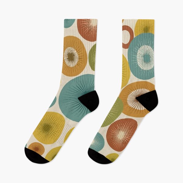 Item preview, Mid-Century Modern Sunburst Retro Geometric Pattern designed and sold by Far Out Goods.