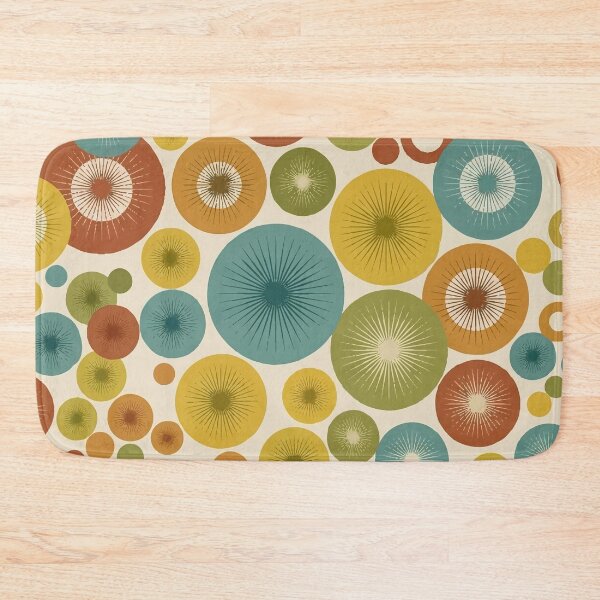 Item preview, Mid-Century Modern Sunburst Retro Geometric Pattern designed and sold by Far Out Goods.