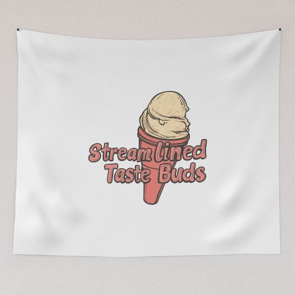Item preview, Streamlined Taste Buds Retro Ice Cream Cone  designed and sold by FWLKIT.