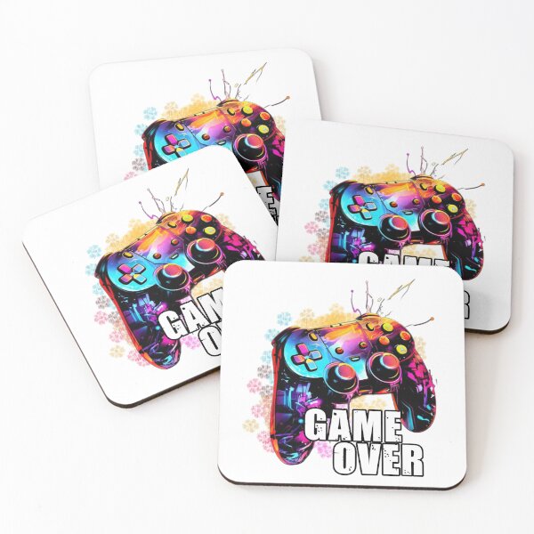 Item preview, Abstract Design Game Over Console Game Full Color Rainbow designed and sold by Orion_art.