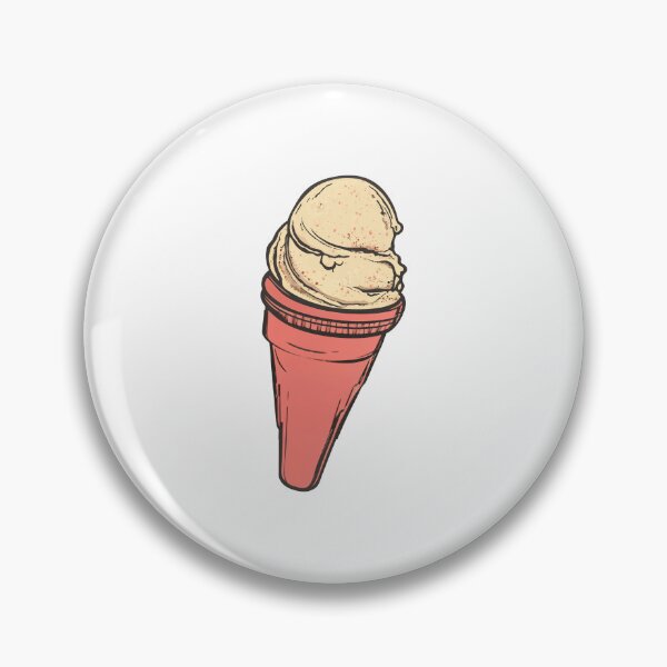 Item preview, Coral Cone Topped With Two Scoops designed and sold by FWLKIT.