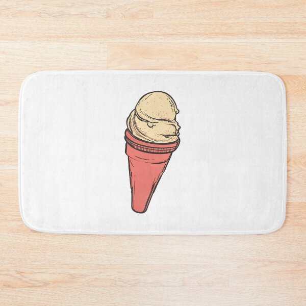 Item preview, Coral Cone Topped With Two Scoops designed and sold by FWLKIT.