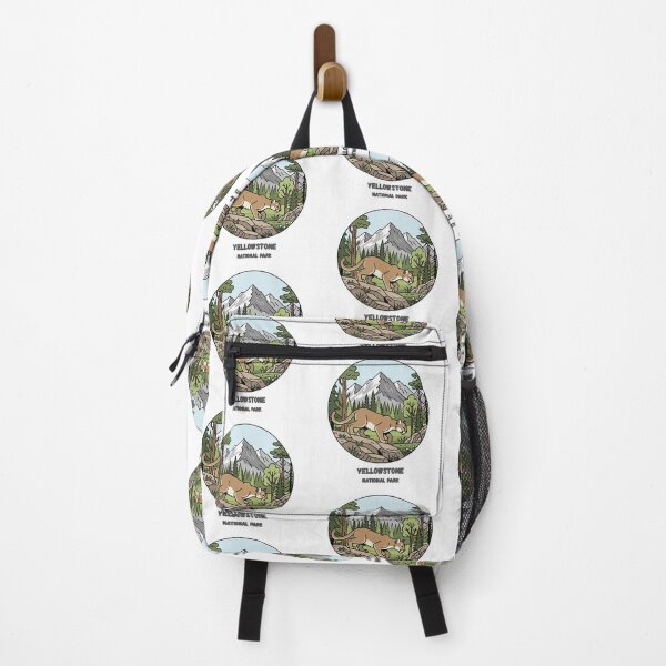 Item preview, Echoes of Yellowstone: Puma Concolor Mountain Lion Art designed and sold by RiverFamWonders.