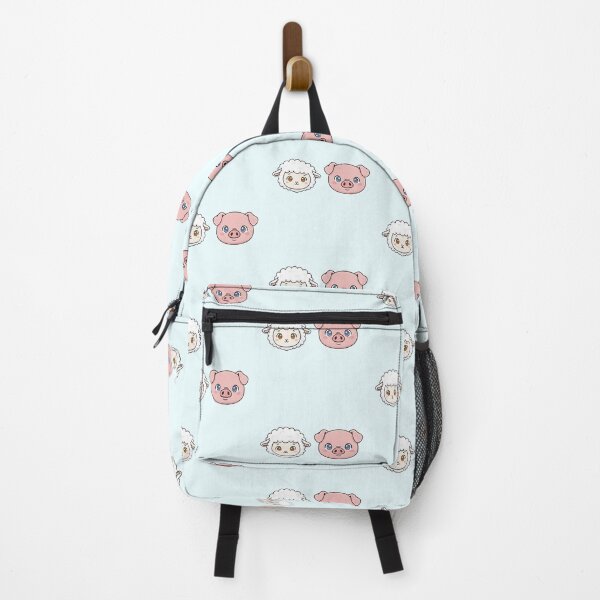 Item preview, Cute Sheep and Piggy Faces - Kawaii Animal Duo designed and sold by Odd Studio.