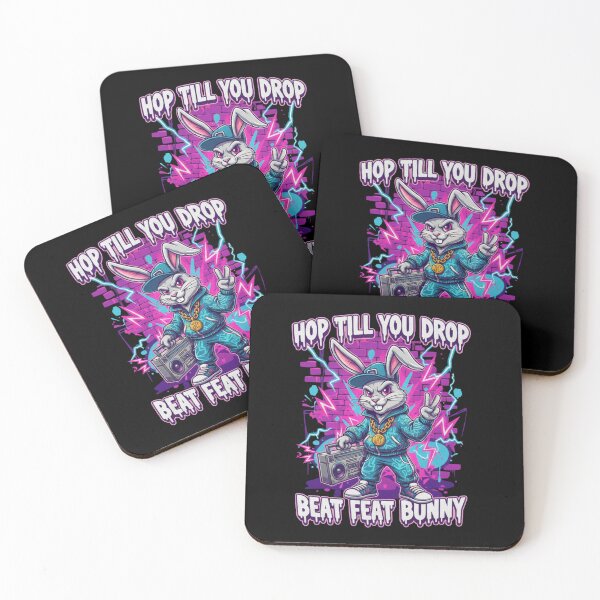 Item preview, Hiphop Bunny Boombox Art - Streetwear Graffiti Rabbit Design designed and sold by Wear Sculpt.