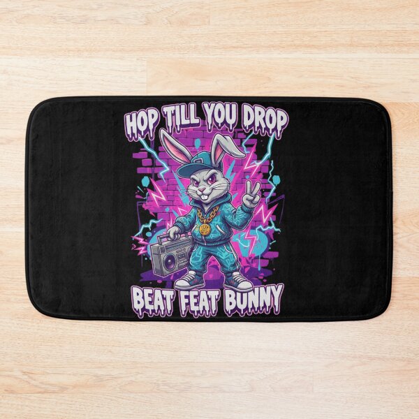 Item preview, Hiphop Bunny Boombox Art - Streetwear Graffiti Rabbit Design designed and sold by Wear Sculpt.