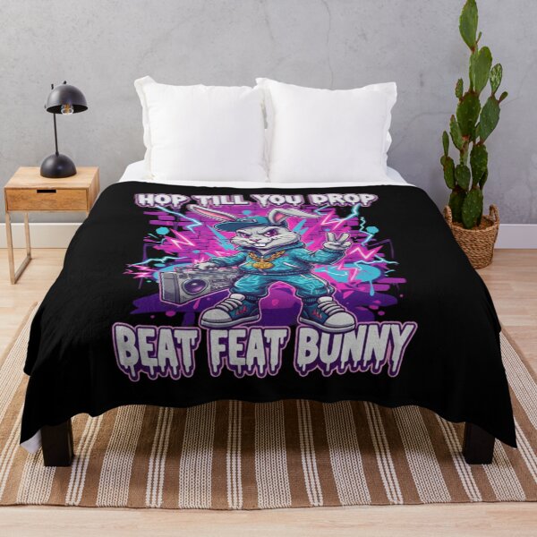 Item preview, Hiphop Bunny Boombox Art - Streetwear Graffiti Rabbit Design designed and sold by Wear Sculpt.