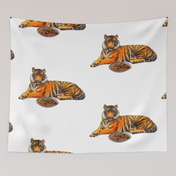 Item preview, Maple the Tiger With noodles mukbang– Animalzandfood  designed and sold by Ashley’sAnimalz.