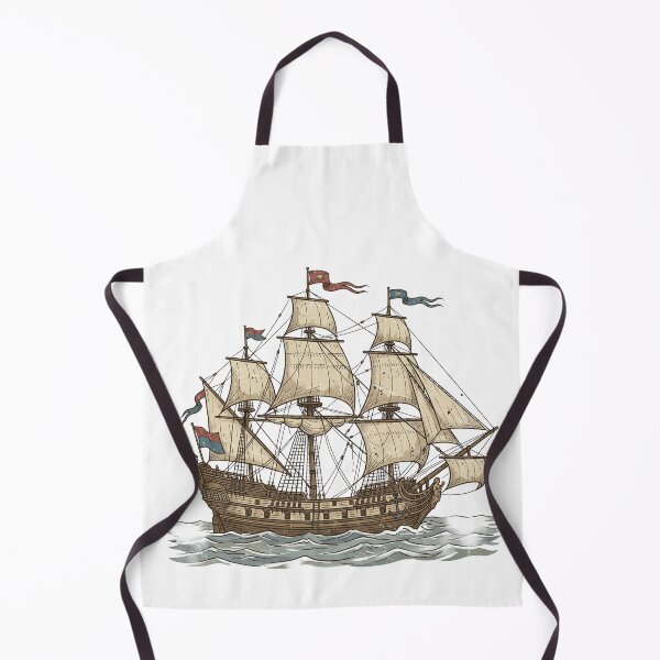 Item preview, Vintage Sailing Ship – Classic Maritime Travel Design designed and sold by pictranoosa.