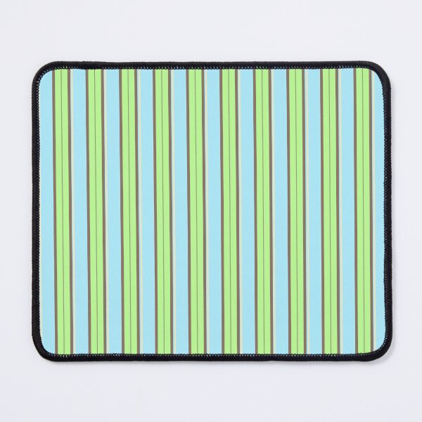 Item preview, blue and lime green vertical stripes pattern designed and sold by FatBirdie.