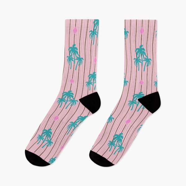 Item preview, Palm Trees and Diamonds, Retro Royal Palm Springs© designed and sold by Sole-e-Vento-Studio.