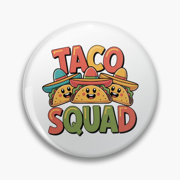 Item preview, Taco Squad Funny Mexican Food Lover Quote designed and sold by Nzgiftsandmore.