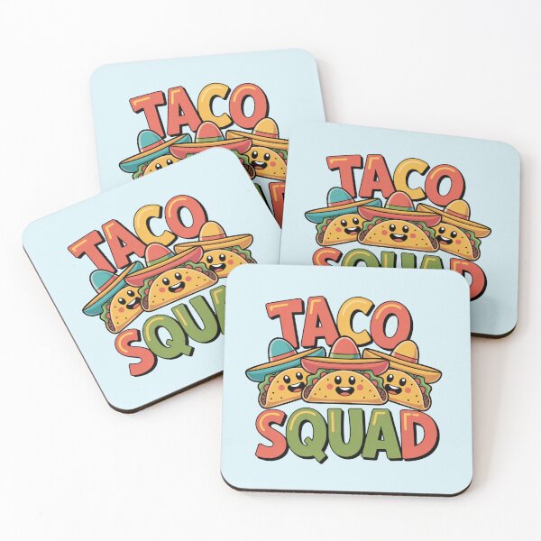 Item preview, Taco Squad Funny Mexican Food Lover Quote designed and sold by Nzgiftsandmore.