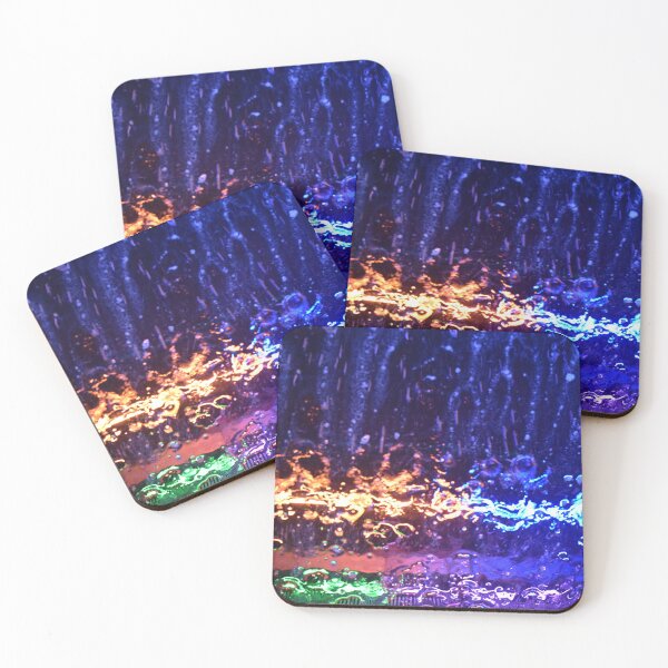 Item preview, Colorful droplets on a windshield  designed and sold by OzzyluArt.