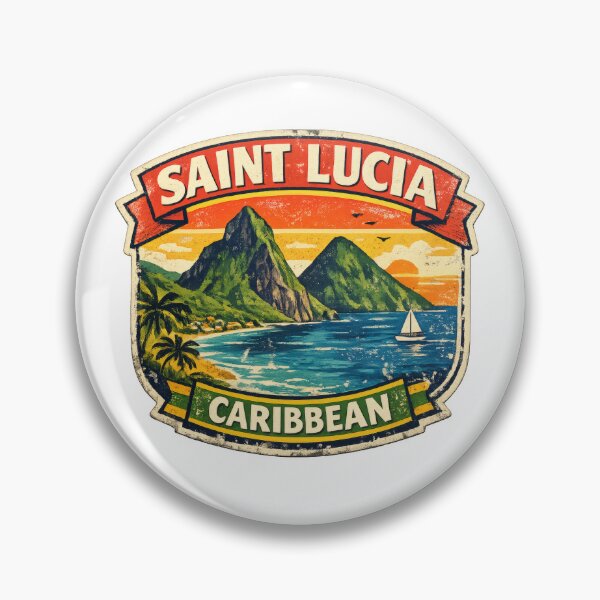 Item preview, Saint Lucia Caribbean Retro Retro 70s designed and sold by scicilysimonee.