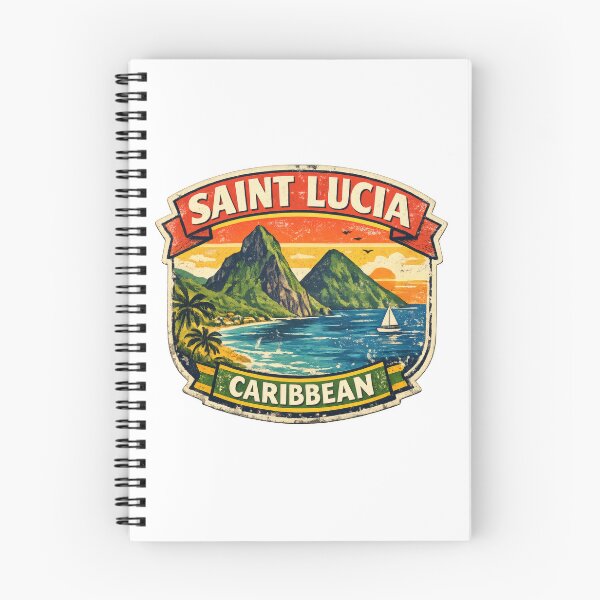 Item preview, Saint Lucia Caribbean Retro Retro 70s designed and sold by scicilysimonee.